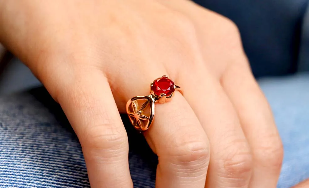 Anello Collezione Il Seme della vita – Linea Floreale – Architettura Magistrale
